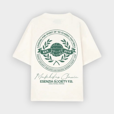 Esenzia - Camiseta White Matchday Tee