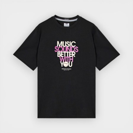 Weekend Offender - Camiseta Bangalter Graphic T-Shirt Black