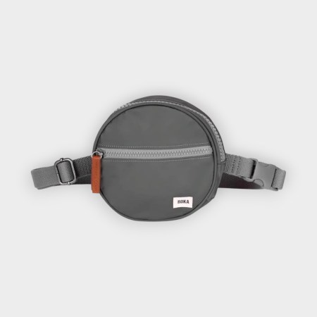 Roka - Riñonera Paddington D graphite recycled nylon small