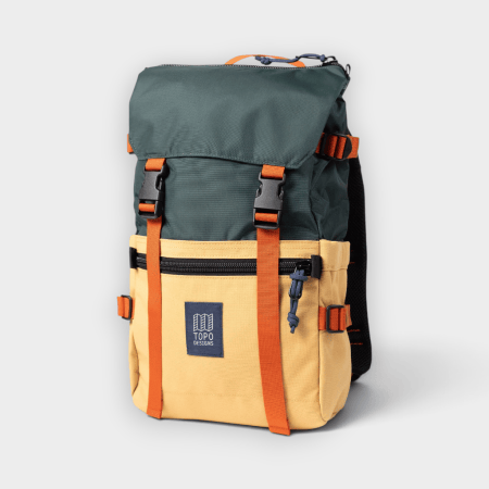 Topo Designs – Mochila Rover Pack Classic Forest Goldenrod