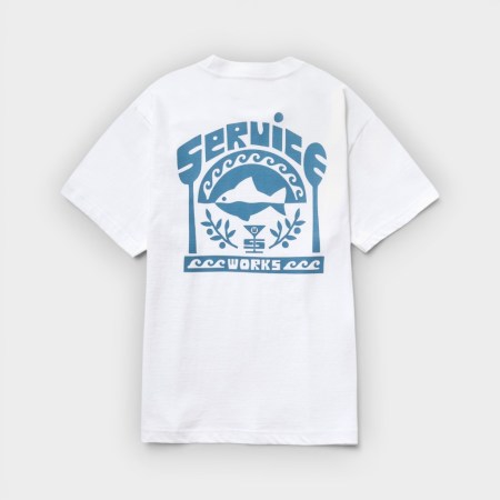 Service Works - Camiseta Milos Tee Blanca