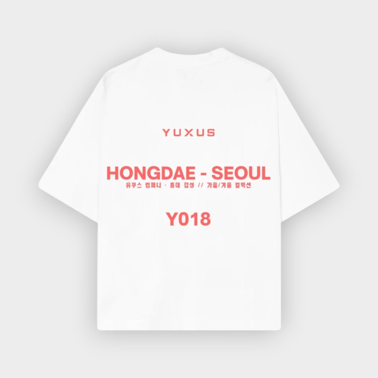 Camiseta acorn Hongdae white