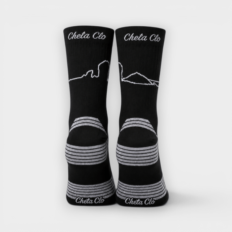 Chela Clo – Calcetines Nublo Running Black