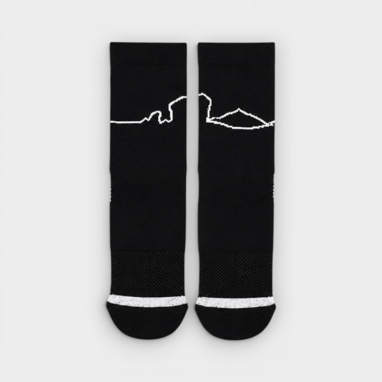 Chela Clo – Calcetines Nublo Running Black – foto 3