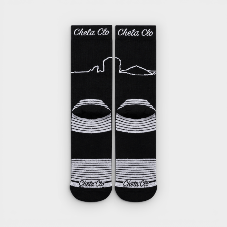 Chela Clo – Calcetines Nublo Running Black – foto 2