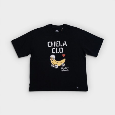 Chela Clo – Camiseta Corre Plátano Black