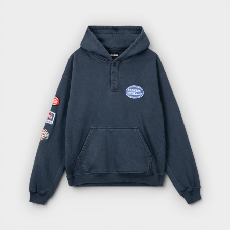 Esenzia – Sudadera Blue Buttons Navy