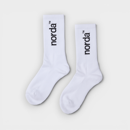Norda – Calcetines Retro Sock White