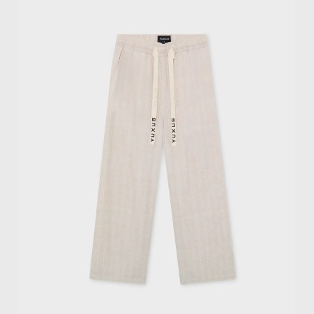 Yuxus - Pantalones tawny Linen