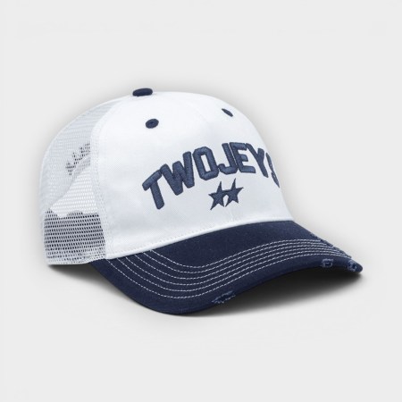 TwoJeys - Gorra Trucker Icon Blanca