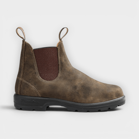 Blundstone - Botas Chelsea rustic brown premium leather #585