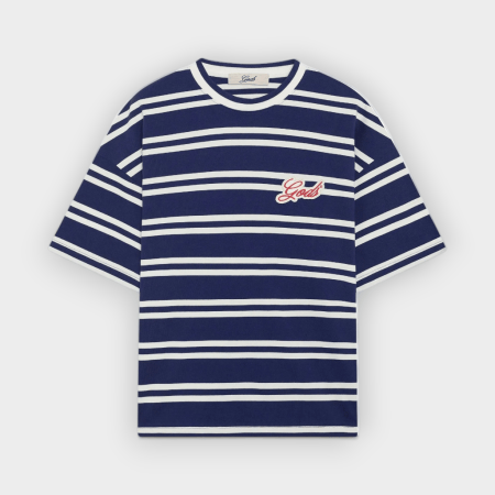 Fake Gods - Camiseta Gods Stripped Tee Navy