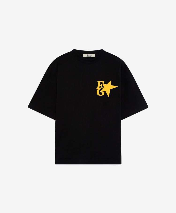 Fake Gods – Camiseta Star Boxy Tee Black – foto 2