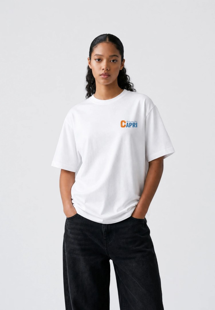 On Vacation – Camiseta Taste of Capri White – foto 6