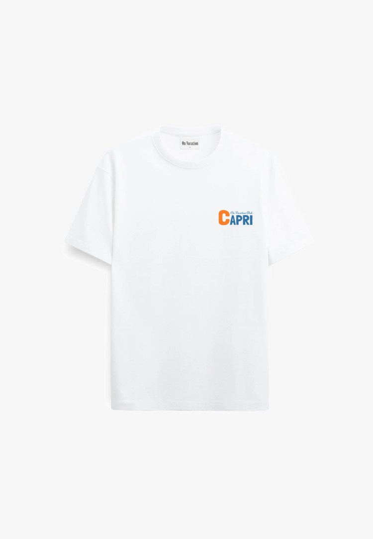 On Vacation – Camiseta Taste of Capri White – foto 2