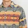 Revolution – Camisa 3265 Jacquard Shirt Orange – foto 3
