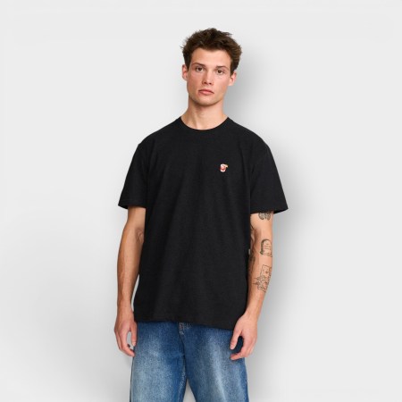 Revolution - Camiseta 1456 NEG Application T-Shirt Black Melange