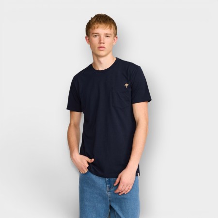 Revolution - Camiseta 1457 PIZ Printed T-Shirt Navy