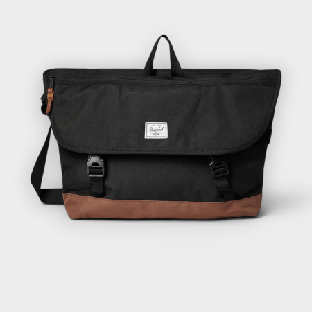 Herschel - Bandolera Cove Small Messenger Black Saddle