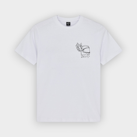 Deus Ex Machina - Camiseta Harajuku Helmet Tee White