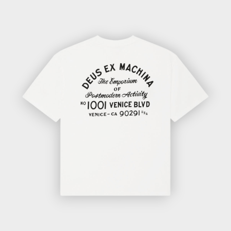 Deus Ex Machina - Camiseta Venice Sign Tee White