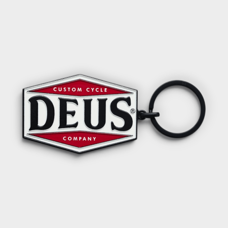 Deus Ex Machina - Llavero Balsa Key Tag Red-White