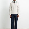 Edmmond Studios – Polo Mini Logo Zip Polo Plain Grey Melange – foto 5