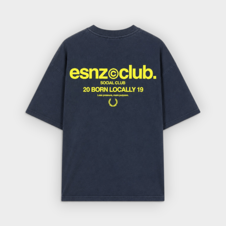 Esenzia - Camiseta Midnight District Azul Marino