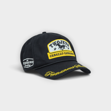 TwoJeys - Gorra Caballo Ganador Cap Black