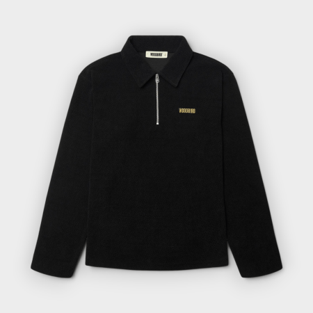 Woodbird – Polo de Manga Larga Hiro Jiu Zip Black