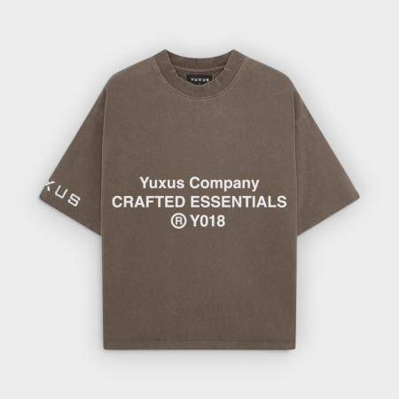Yuxus - Camiseta Basic Tee Brown