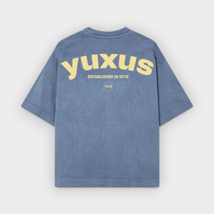 Yuxus – Camiseta Golden Sky Azul