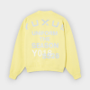 Yuxus – Sudadera Ardyn SS26 Crewneck Amarillo