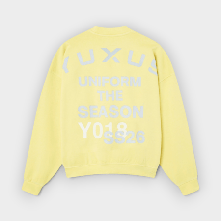 Yuxus - Sudadera Ardyn SS26 Crewneck Amarillo