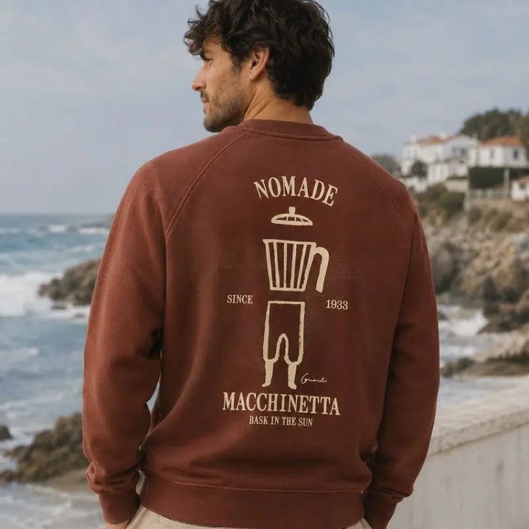 Bask in the Sun – Sudadera Macchinetta Brownie – foto 3