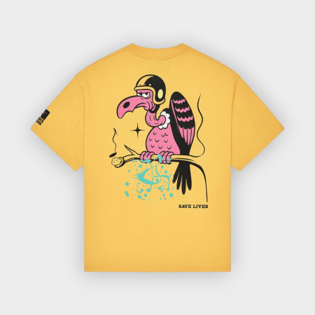 Deus Ex Machina - Camiseta Turpentine Oversize Citrus Orange