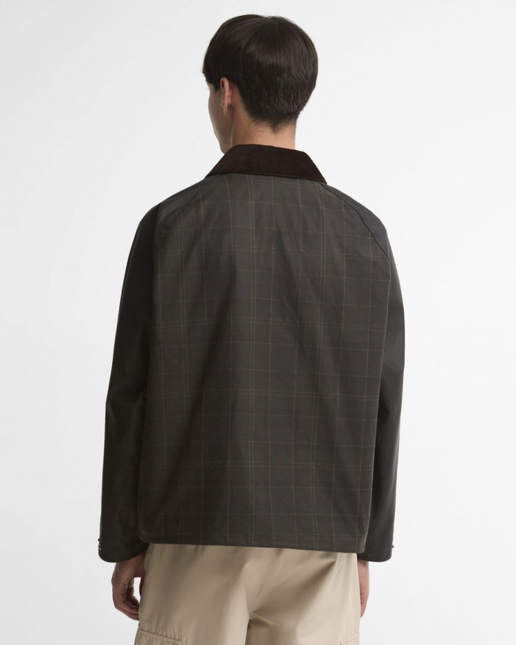 Barbour – Chaqueta Encerada Patchwork Transport Tartan Multi – foto 3