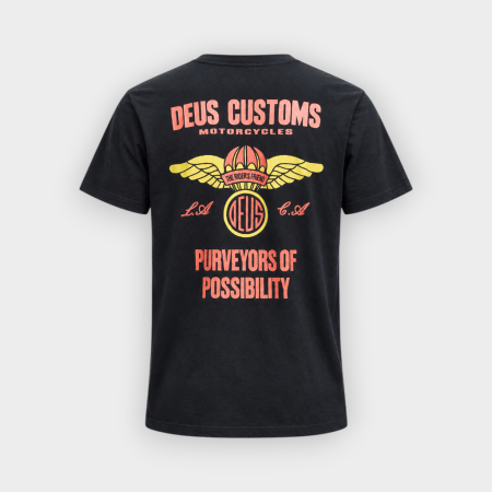 Deus Ex Machina – Camiseta Cutaway Tee Black