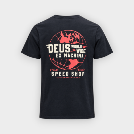 Deus Ex Machina – Camiseta Global Spark Tee Black
