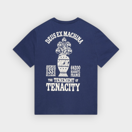 Deus Ex Machina – Camiseta Biarritz Ceramic Mechanic Blue