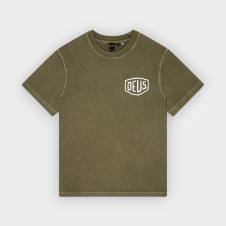 Deus Ex Machina – Camiseta Shield Gd Olive Green