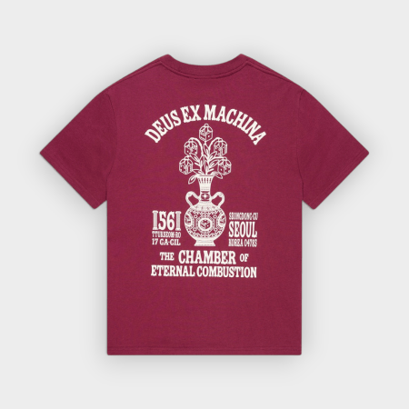 Deus Ex Machina – Camiseta Seoul Ceramic Burgundy