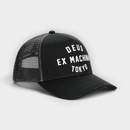Deus Ex Machina – Gorra Harajuku Address Trucker Black