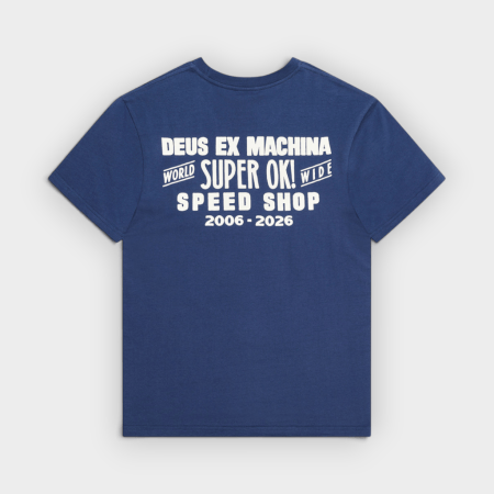 Deus Ex Machina – Camiseta Mudflap Tee Mechanic Blue