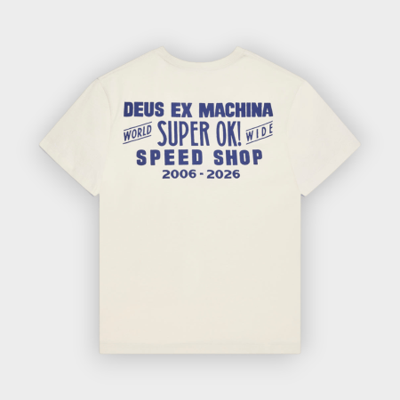 Deus Ex Machina – Camiseta Mudflap Tee Vintage White