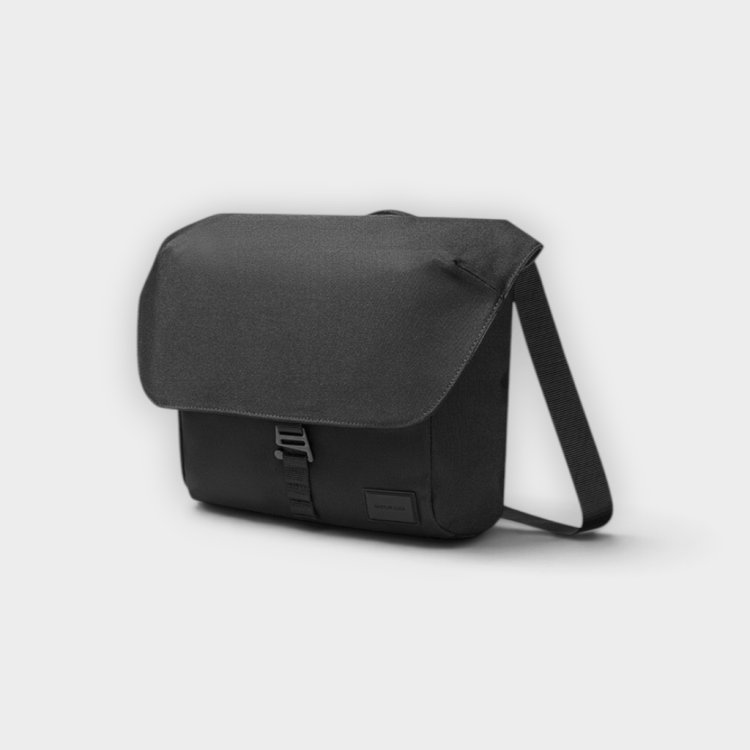 Gaston Luga – Bandolera Spläsh Messenger 14" Weave Negro – foto 4