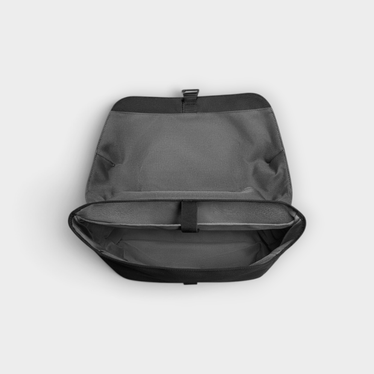 Gaston Luga – Bandolera Spläsh Messenger 14" Weave Negro – foto 3