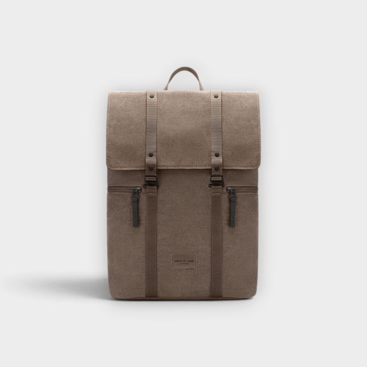 Gaston Luga – Mochila Spläsh 2.0 14" Weave Marrón topo