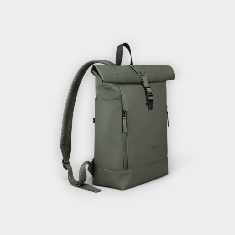 Gaston Luga – Mochila Spläsh Rolltop 14" Verde oliva – foto 2