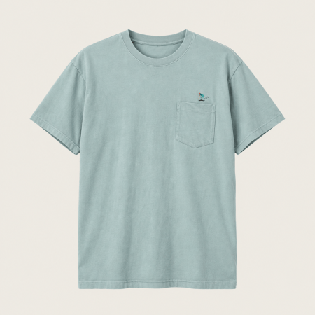 Revolution – Camiseta 1462 SKA Application T-Shirt Dustblue